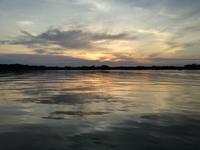 Sonnenuntergang am Lake Cuyabeno