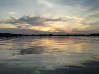 Sonnenuntergang am Lake Cuyabeno