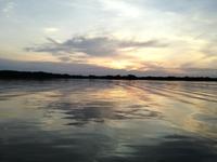 Sonnenuntergang am Lake Cuyabeno