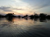 Sonnenuntergang am Lake Cuyabeno