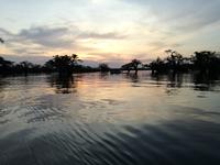 Sonnenuntergang am Lake Cuyabeno
