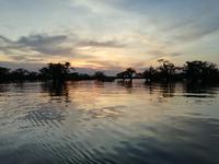 Sonnenuntergang am Lake Cuyabeno