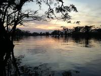 Sonnenuntergang am Lake Cuyabeno