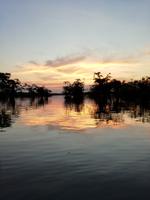 Sonnenuntergang am Lake Cuyabeno
