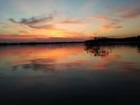 Sonnenuntergang am Lake Cuyabeno
