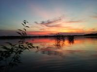 Sonnenuntergang am Lake Cuyabeno