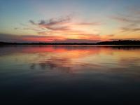 Sonnenuntergang am Lake Cuyabeno