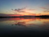 Sonnenuntergang am Lake Cuyabeno