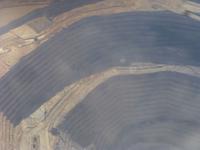 Flug nach Calama Kupfermine