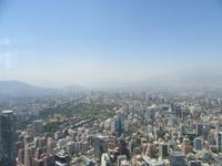 Blick auf Santiago de Chile