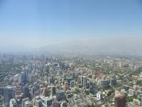 Blick auf Santiago