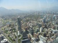 Blick auf Santiago