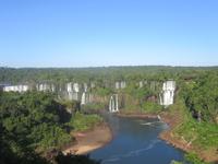 Brasilianische Seite der Iguazu Wasserfälle