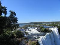 Brasilianische Seite der Iguazu Wasserfälle