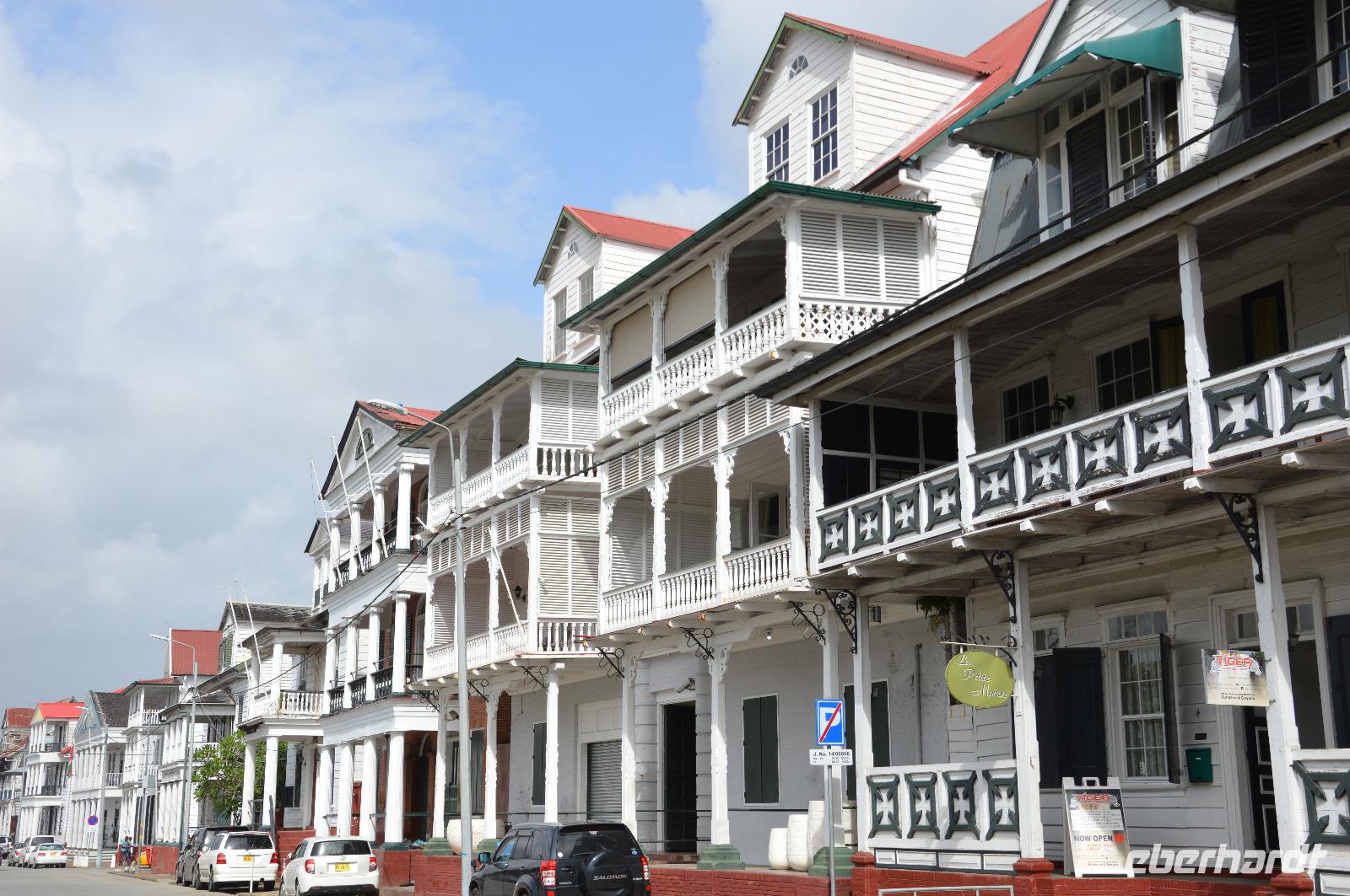 Paramaribo - Altstadt im Louisiana Stil