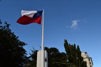 Punta Arenas - Fahnenappell