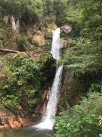 Puerto Chacabuco - Fahrt durch das Simpson Valley nach Coyhaique - Cascada La Virgen