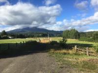Petrohue-Wasserfälle, Puerto Varas und Frutillar - Blick zum Vulkan Chabuco