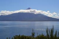 Petrohue-Wasserfälle, Puerto Varas und Frutillar - Blick über den Lago Llanquihue zum Vulkan Osorno
