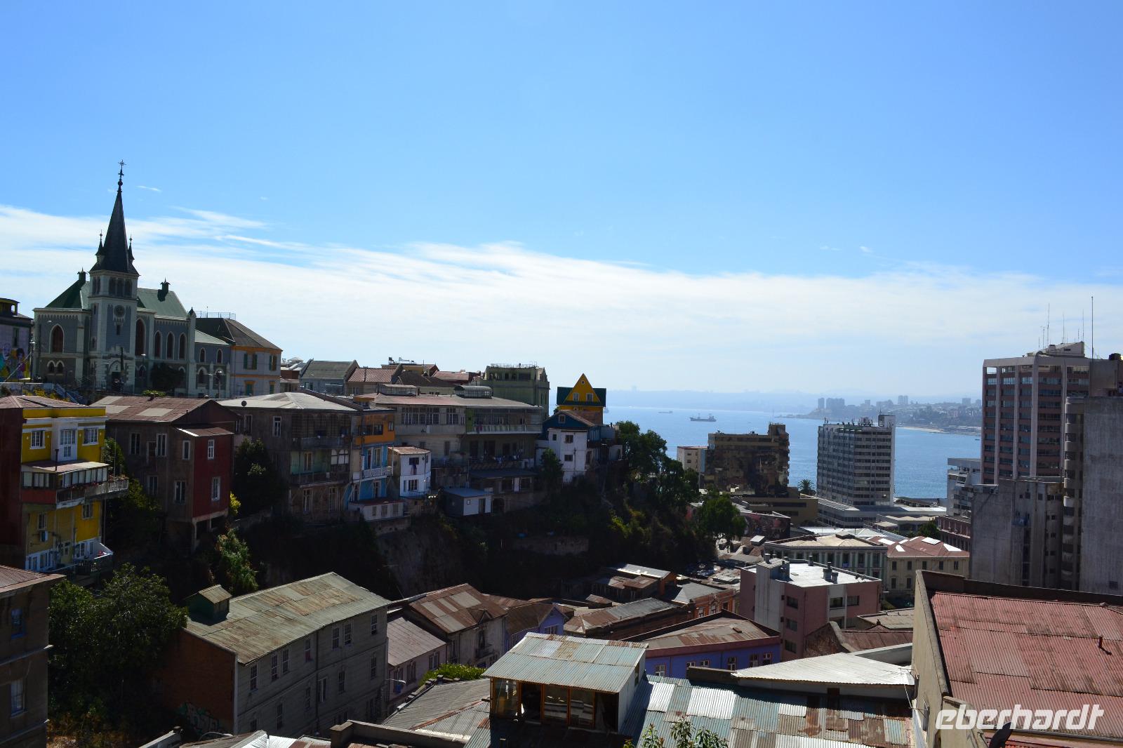 Stadtrundfahrt durch Valparaiso - Auf den Hügeln von Valparaiso
