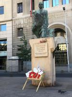 Spaziergang durch die Altstadt von Santiago - Allende-Denkmal am Plaza de la Constitucion