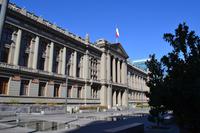 Spaziergang durch die Altstadt von Santiago - Justizpalast