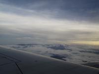 Blick aus dem Flugzeug