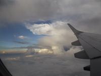 Blick aus dem Flugzeug