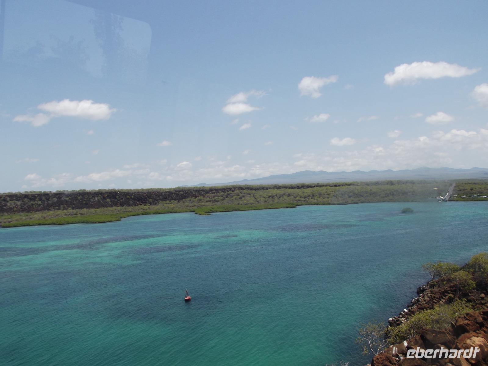 Überfahrt von Baltra auf den Galapagos-Inseln