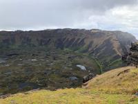 Vulkansee Rano Kau Osterinsel