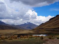 Altiplano auf der Fahrt nach Puno