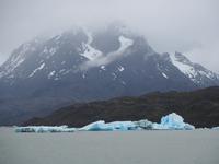 Grey-See mit Eisbergen