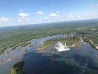 Helikopterflug über die Iguazu Wasserfälle