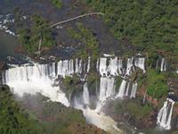 Iguazu Wasserfälle, Brasilien, Helikopterflug