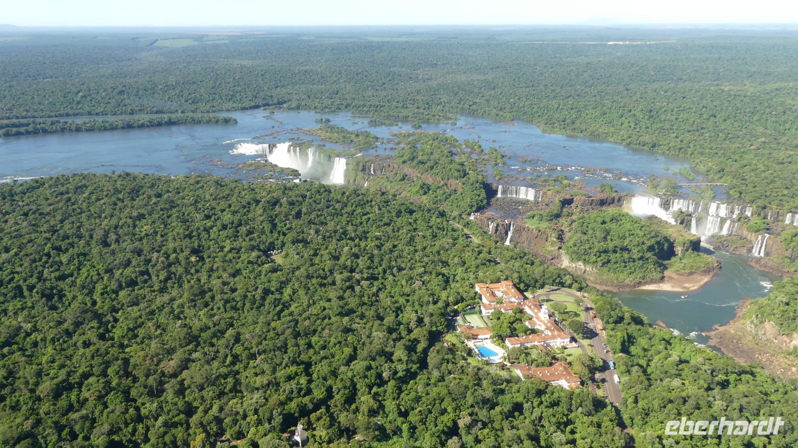 Hubschrauberflug über Iguazu