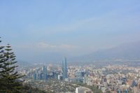 Chile und Osterinsel - Santiago de Chile - Blick vom Hausberg (2)