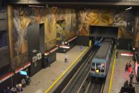 Chile und Osterinsel - Santiago de Chile - U-Bah-Station