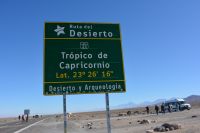 Chile und Osterinsel - Atacama-Wüste -  südlicher Wendekreis