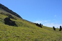 Chile und Osterinsel - Rano Raraku - Steinbruch der Moai (6)