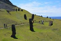 Chile und Osterinsel - Rano Raraku - Steinbruch der Moai (7)