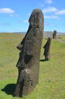 Chile und Osterinsel - Rano Raraku - Steinbruch der Moai (8)