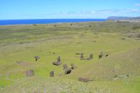Chile und Osterinsel - Rano Raraku - Steinbruch der Moai (12)