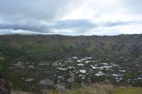 Chile und Osterinsel - Krater des Vulkans Rano Kau (1)