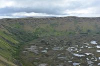 Chile und Osterinsel - Krater des Vulkans Rano Kau (2)