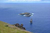 Chile und Osterinsel - Zeremonienstadt Orongo (2)