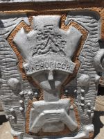 Statue auf dem Platz im Ort Machu Picchu @ Anette Rietz EHT