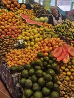 Markt mit Frau in Bolivien Südamerika @ EHT Anette Rietz