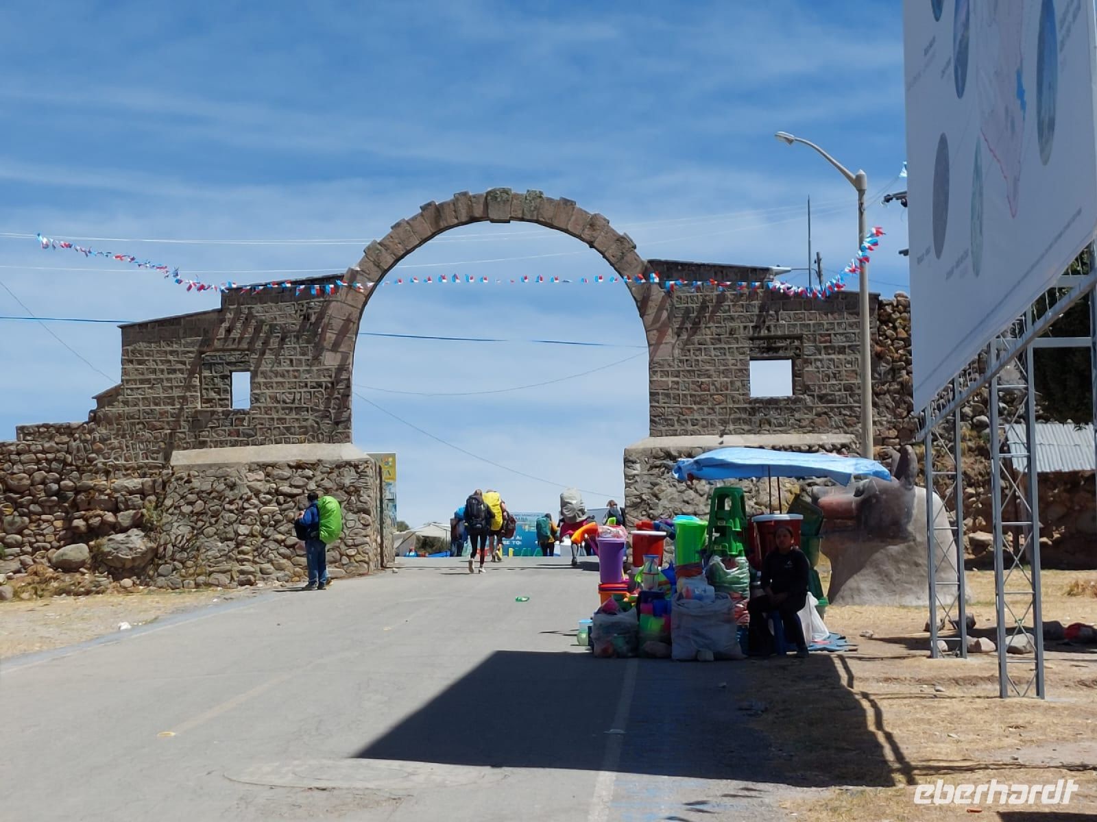 Grenzübergang Peru - Bolivien 