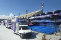 Vorbereitungen im Sambadrom