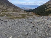 Blick vom Glacier Martial auf Ushuaia